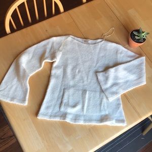 Michael Kors fuzzy white sweater!